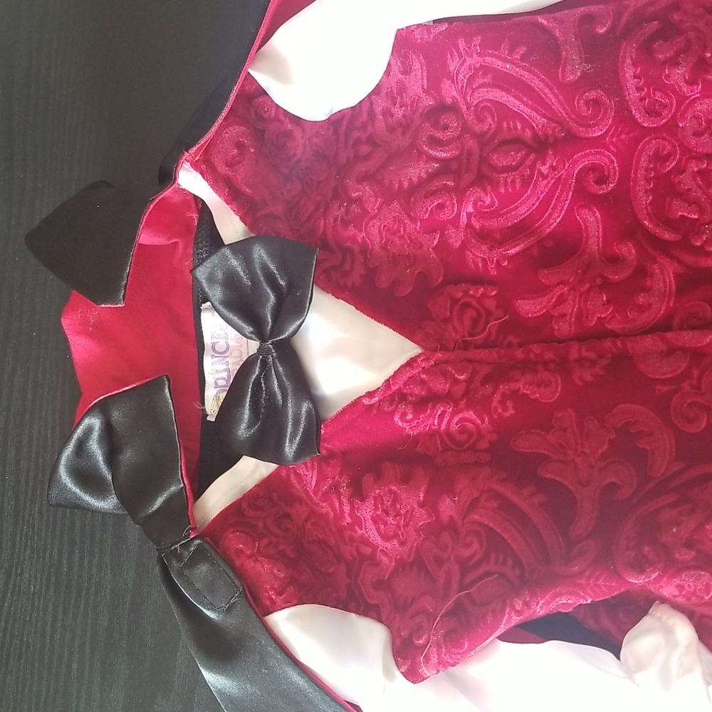 Princess Paradise Dracula Cape & Shirt Vest Size 3/6 months